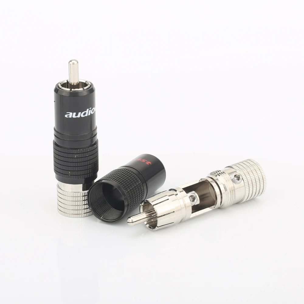 Аудиофил с родиевым покрытием RCA терминал аудиофил разъем Без припоя для DIY |