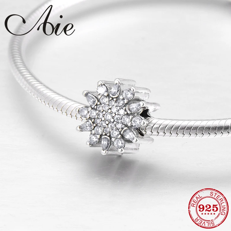 Модный сверкающий браслет из стерлингового серебра 925 пробы с фианитами |