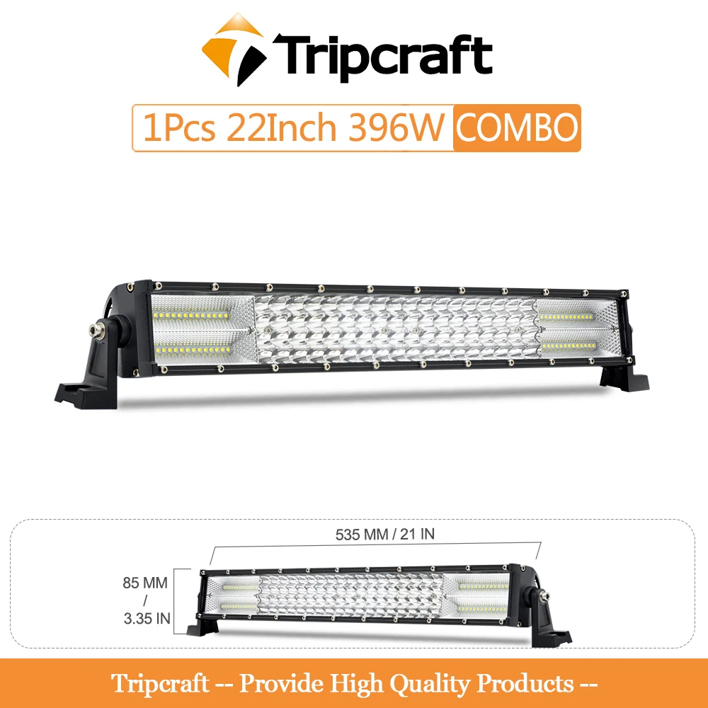 

Прямая светодиодная световая балка Tripcraft, 4 ряда, 22 дюйма, 32 дюйма, 42 дюйма, 52 дюйма, 12 В, четырехрядсветильник световая балка для автомобилей, полноприводных, грузовиков, кроссоверов, квадроциклов, тракторов