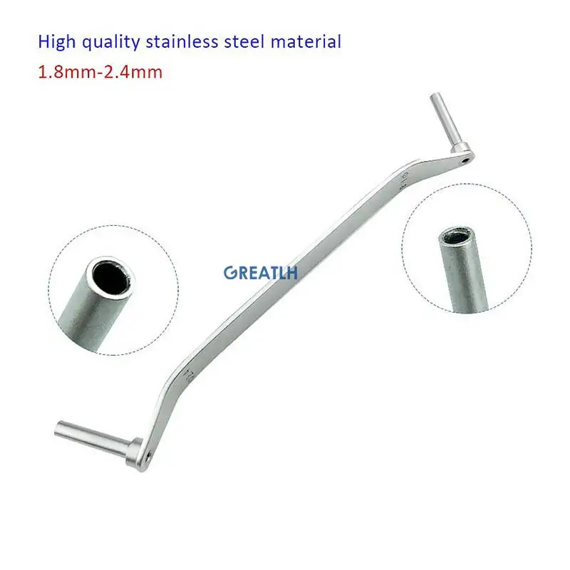 Двойная втулка для дрели из нержавеющей стали ветеринарный ортопедический