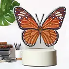 Новая лампа DIY Светодиодная Алмазная картина ночник Бабочка Животные специальная форма алмазная вышивка крестиком украшение для дома