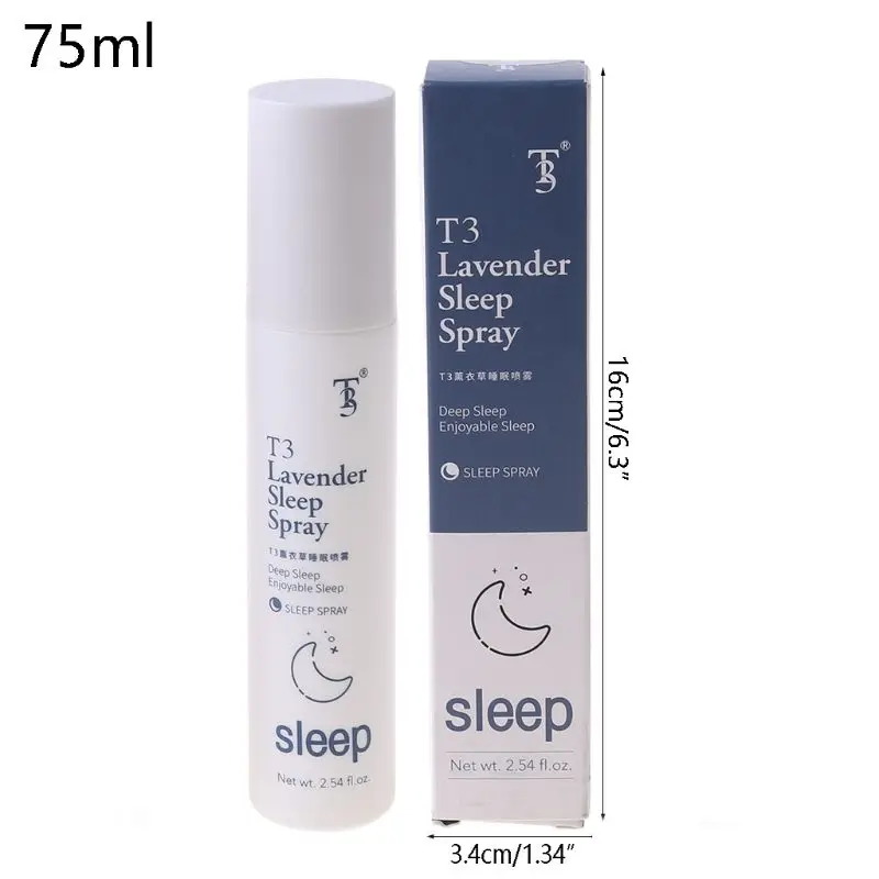 

75ml Natural Sleep Spray Pillow Lavender Sleeping Relaxing Blend Of Essential Oils Calm Body Mind Great Stress Relief