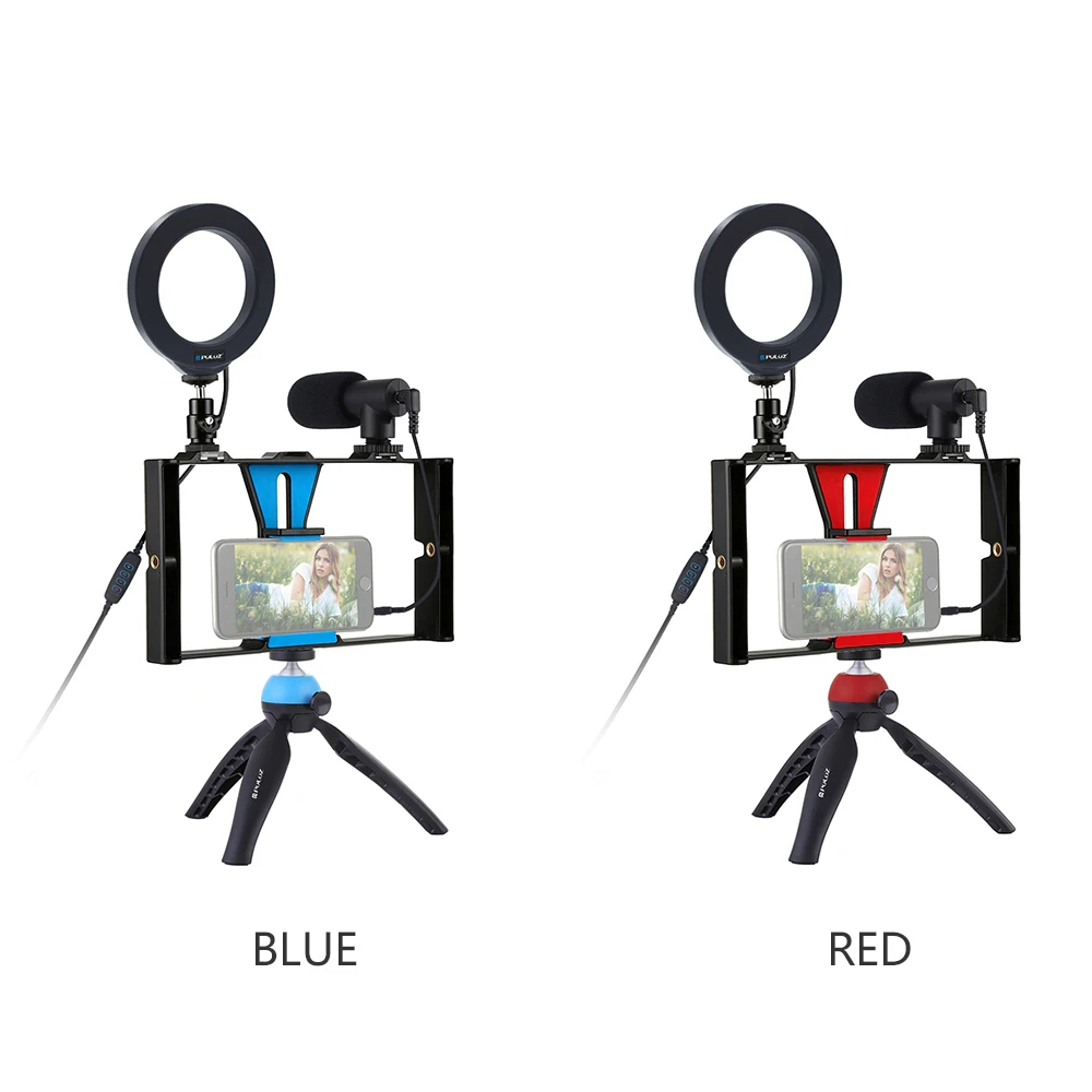 Светодиодный светильник Andoer с регулируемой яркостью и кольцом для селфи