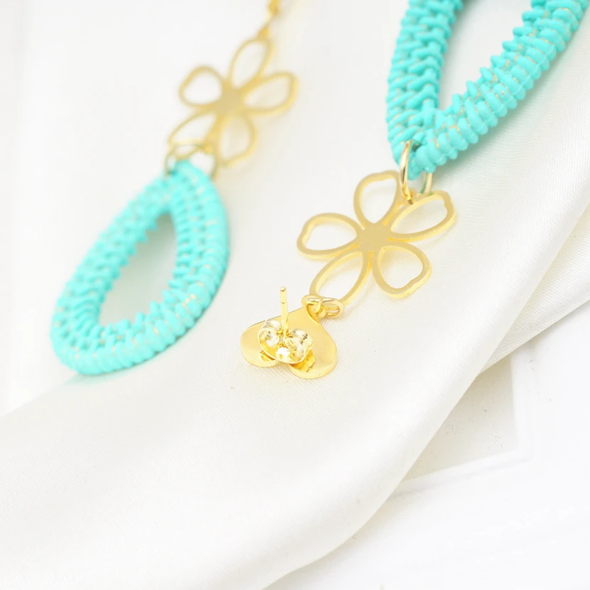 Капля мода ткачество летние богемные серьги для женщин brincos pendientes mujer moda 2019 aretes de |