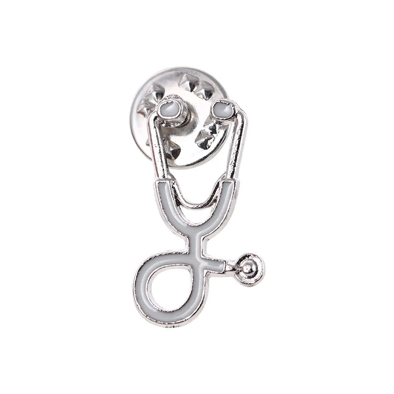 

Nurse Stethoscope Heart Brooch Stethoscope Enamel Pin Health Care Pins Doctor Gift Medical Jewelry Brooches Stethoscope KL95G-9F