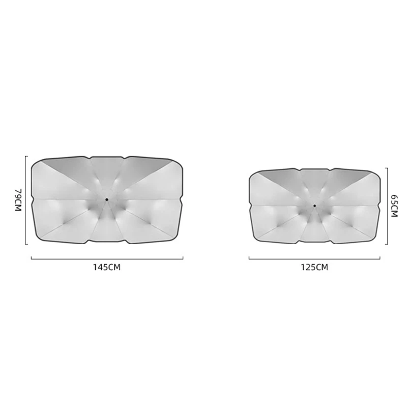 

Foldable Car Sun Umbrella Interior Windshield Sunshade Cover Front Window UV Protection Shade Curtain Parasol