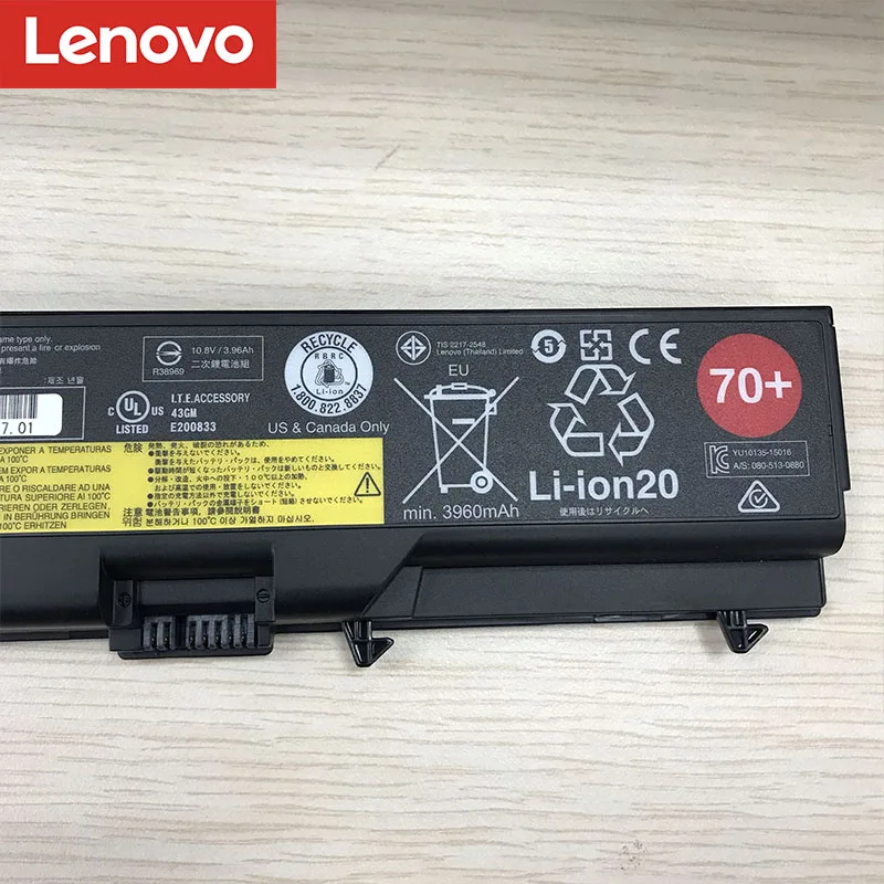 Lenovo ноутбук Батарея для lenovo Thinkpad T530 T530i W530 T430i T430 45N1000 45N1001 45N1004 45N1005 70++ 10,8 V 48Wh