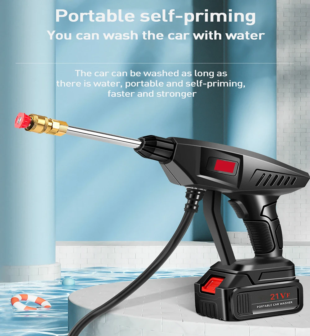 Продажа Пистолет для мойки автомобиля, 8000 Psi, аккумулятор мАч