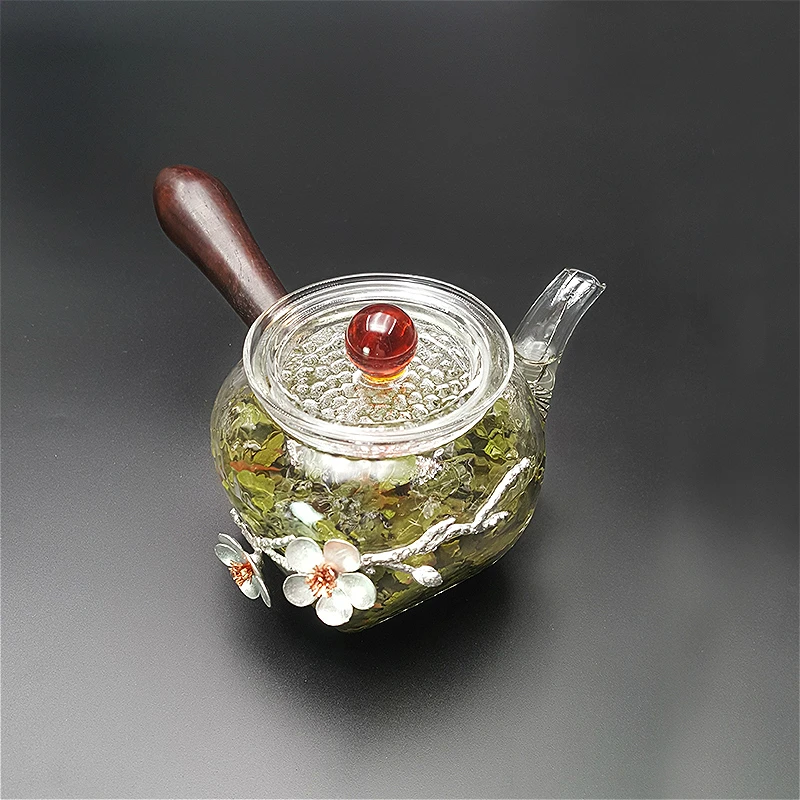 Креативные сливы чайный набор кунг фу утолщаются термостойкие из