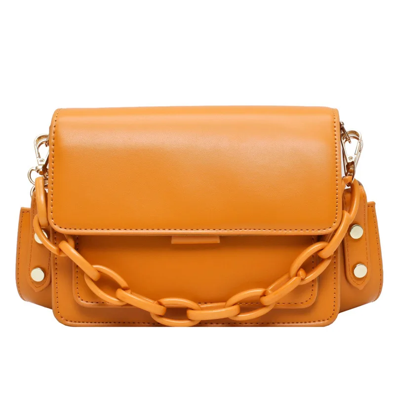 Летняя маленькая сумка новинка 2020 красная модная через плечо chao wang на цепочке