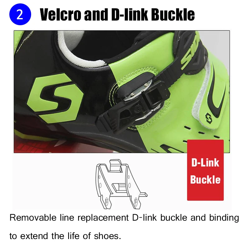 Ботинки для велоспорта на шоссейном ходу SIDEBIKE Мужские дышащие гоночные