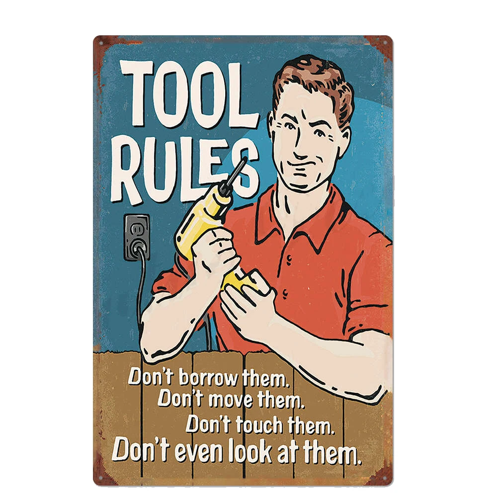 garage poster plaques service Tin Plate Sign plate repair wall mechanic man cave Decoration Metal Art tire shop Poster | Дом и сад