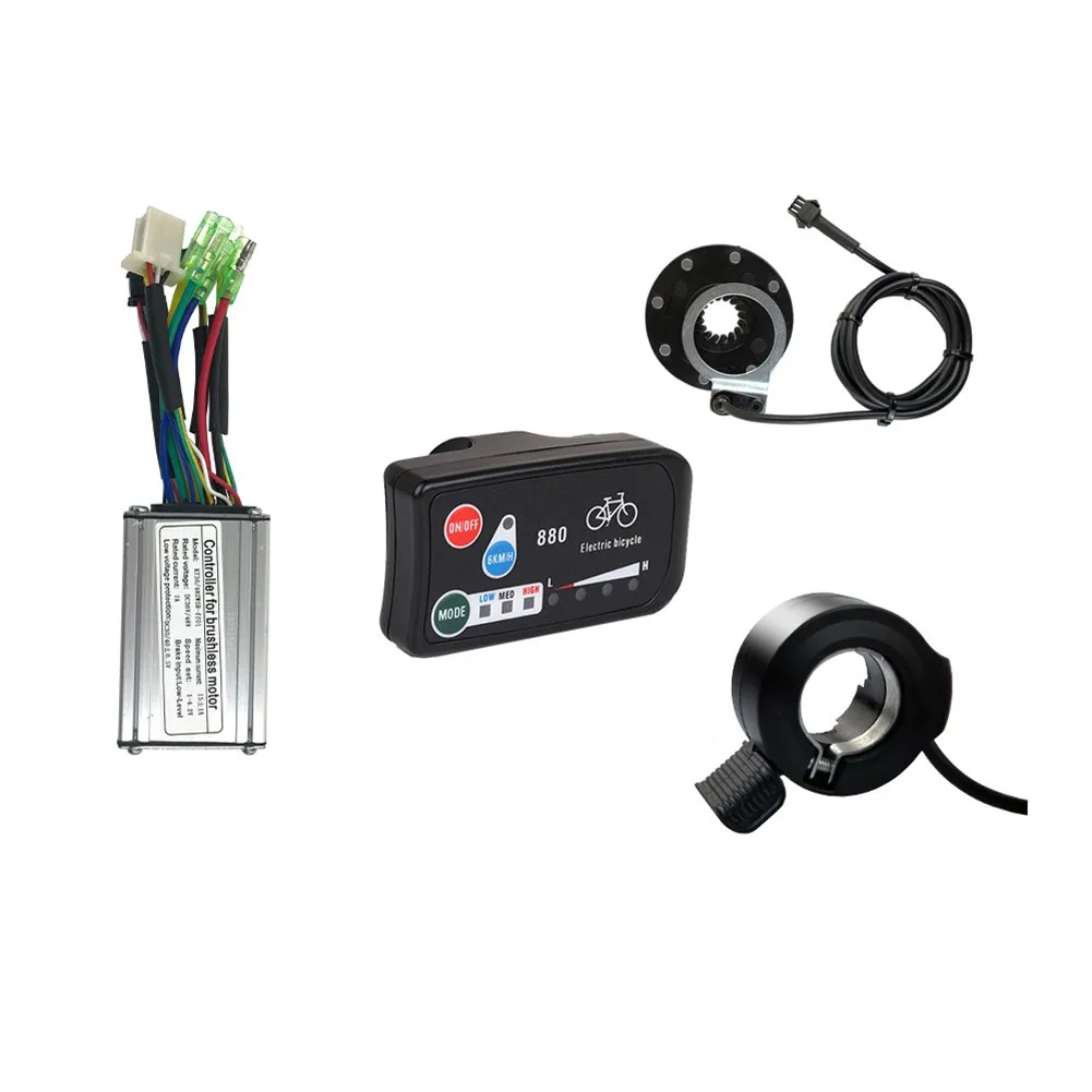 

36-48V 250W Electric Scooter E-Bike Speed Sensor Controller Display Panel Kit SM Plug KT Controller & E-Bike Motor Accessories