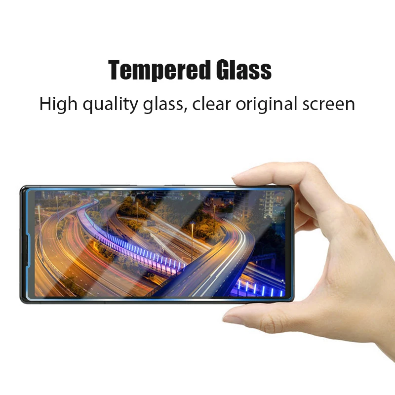 Защитное стекло для Sony Xperia 5 10 II Plus XA1 3 шт. закаленное L L2 L3 L4 XZ1 Z3 Z4 Z5 Compact | Мобильные