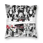 Декоративный чехол для подушки с изображением Токийского мстителя, коллажа, мангиро Сано, Дракен, Мики, наволочка 45x45 см, наволочка для гостиной