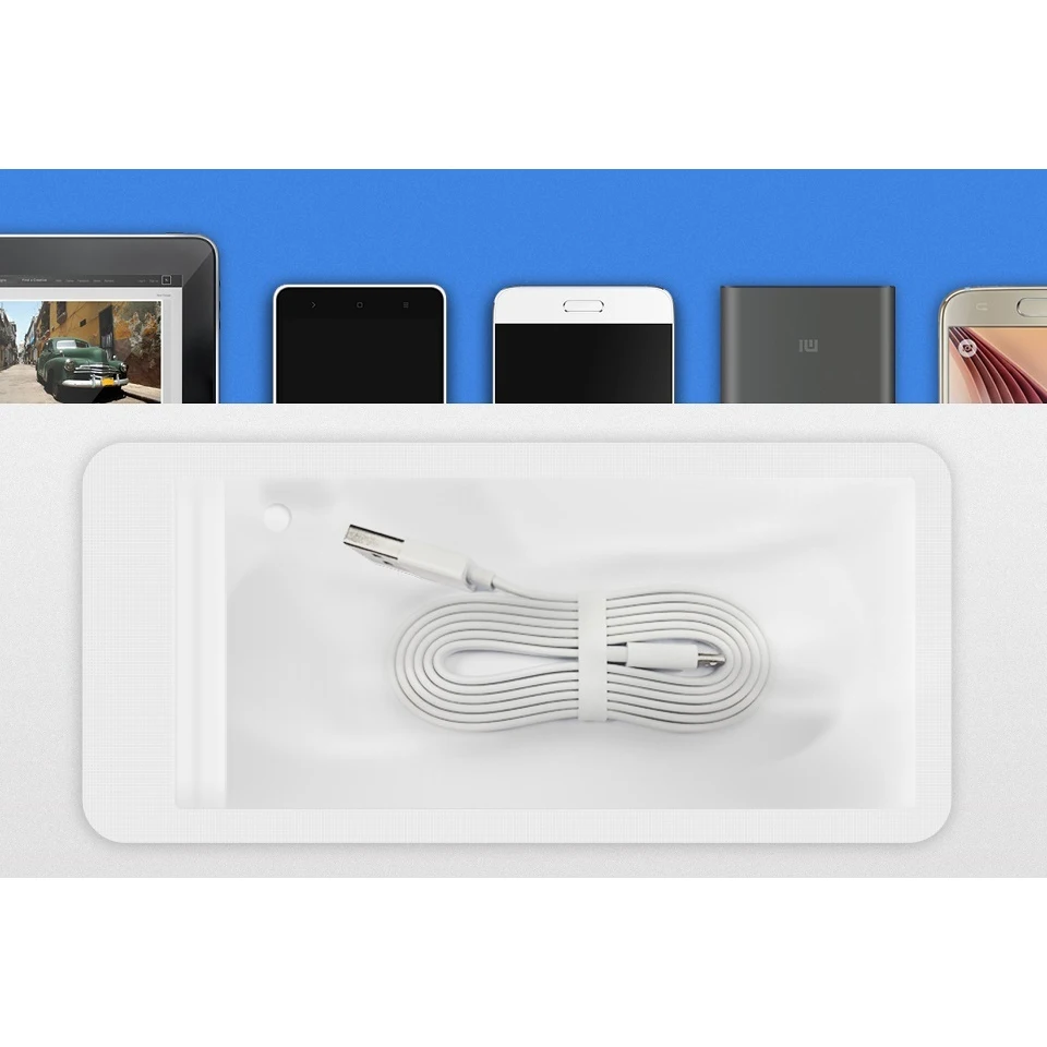 Кабель ZMI USB/Micro AL600 100см Белый Телефоны и связь Мобильные аксессуары Зарядные устройства товары поставки.