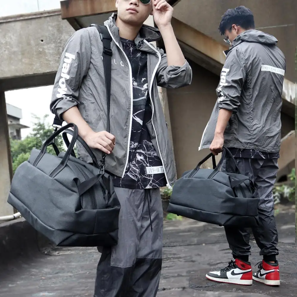 

Travel bag men's leisure large capacity luggage bag short trip travel sports fitness bag One Shoulder Messenger Handbag
