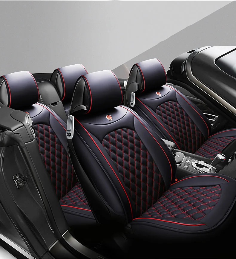 Универсальные чехлы из искусственной кожи на автомобильные сиденья для Chevrolet Cruze