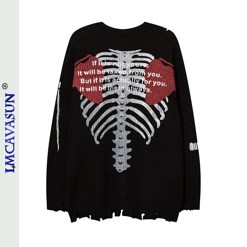 

Мужской вязаный Свитер оверсайз, зимние пуловеры для пар, повседневный японский каркас в стиле Харадзюку, женский свитер, одежда