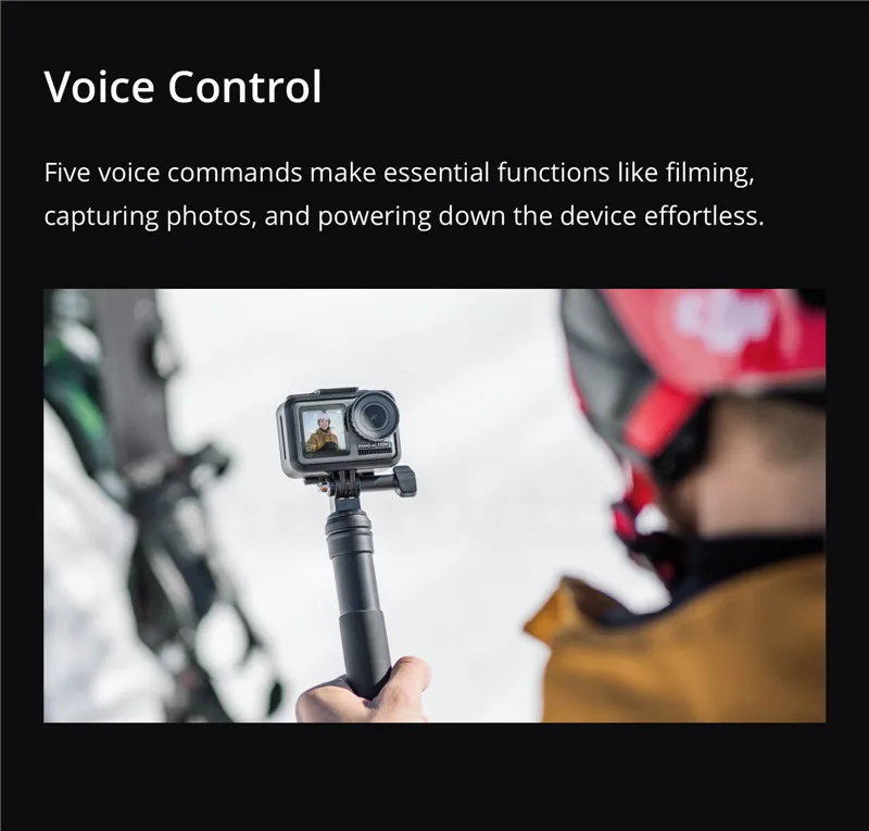 DJI Osmo экшн Водонепроницаемый спортивные Камера комбо для DJI Original двойные экраны с разрешением 4K HDR Videostabilized 8xSlow движения UHD изображение