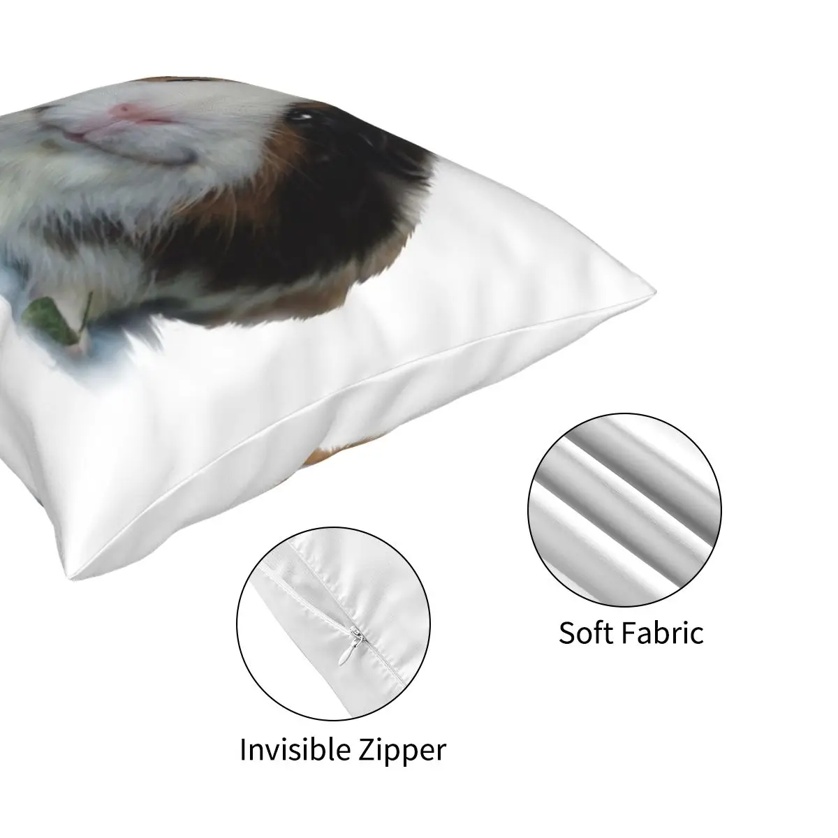 

Keep Smiling With Angeelo The Guinea Pig Pillowcase Pattern Decorative Room Cushion Cover