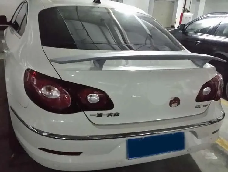 

Спойлер подходит для 2009-2017 VW CC Volkswagen Неокрашенный задний багажник с подсветильник кой
