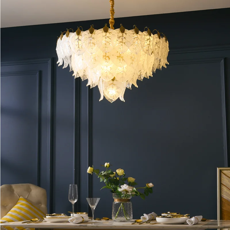 

Светильник шная люстра во французском стиле в скандинавском стиле постмодерн для гостиной простая Люстра для столовой художественная ламп...