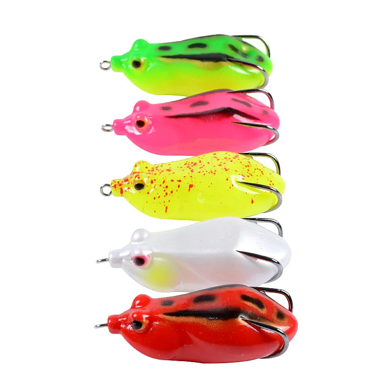 

Fishing Lures Frog painted bionic soft bait
