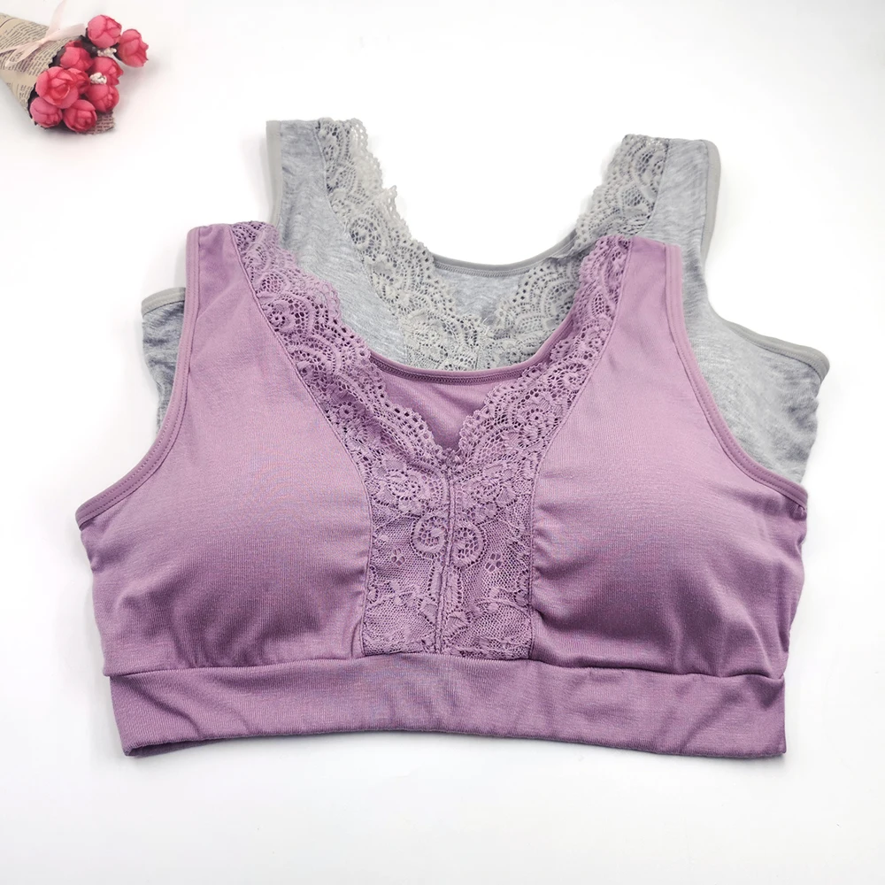 

Lace Sexy Big Size Seamless Padded Wire Free Comfortable Women Sports Bras Bralette Top Brassiere Underwear
