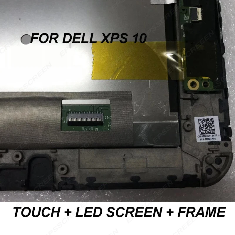 

for Dell XPS 10 DP/N 0CV6P7 LCD Touch Screen Panel digitized frame bezel display assembly LP101WH4 SLA1