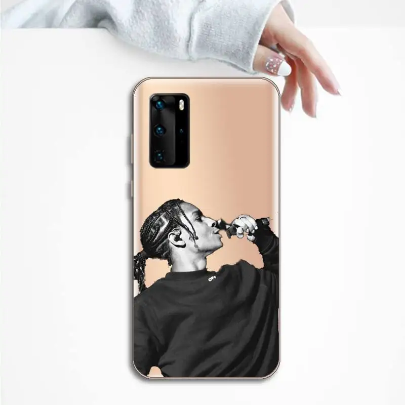 

Asap Rocky Rapper fashion design luxury Phone Case funda Transparent for Huawei P honor 8 10i 20 30 40 smart 2019