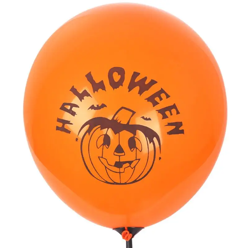200 шт. 12 дюймов 2 8 г толстый тематический шар на Хэллоуин принт тыквы праздничная