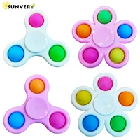 spin simple dimple 5 figet toys antistress bubbles fidget spinner silicone sensory simpl 3 snapper hand spinner wholesale