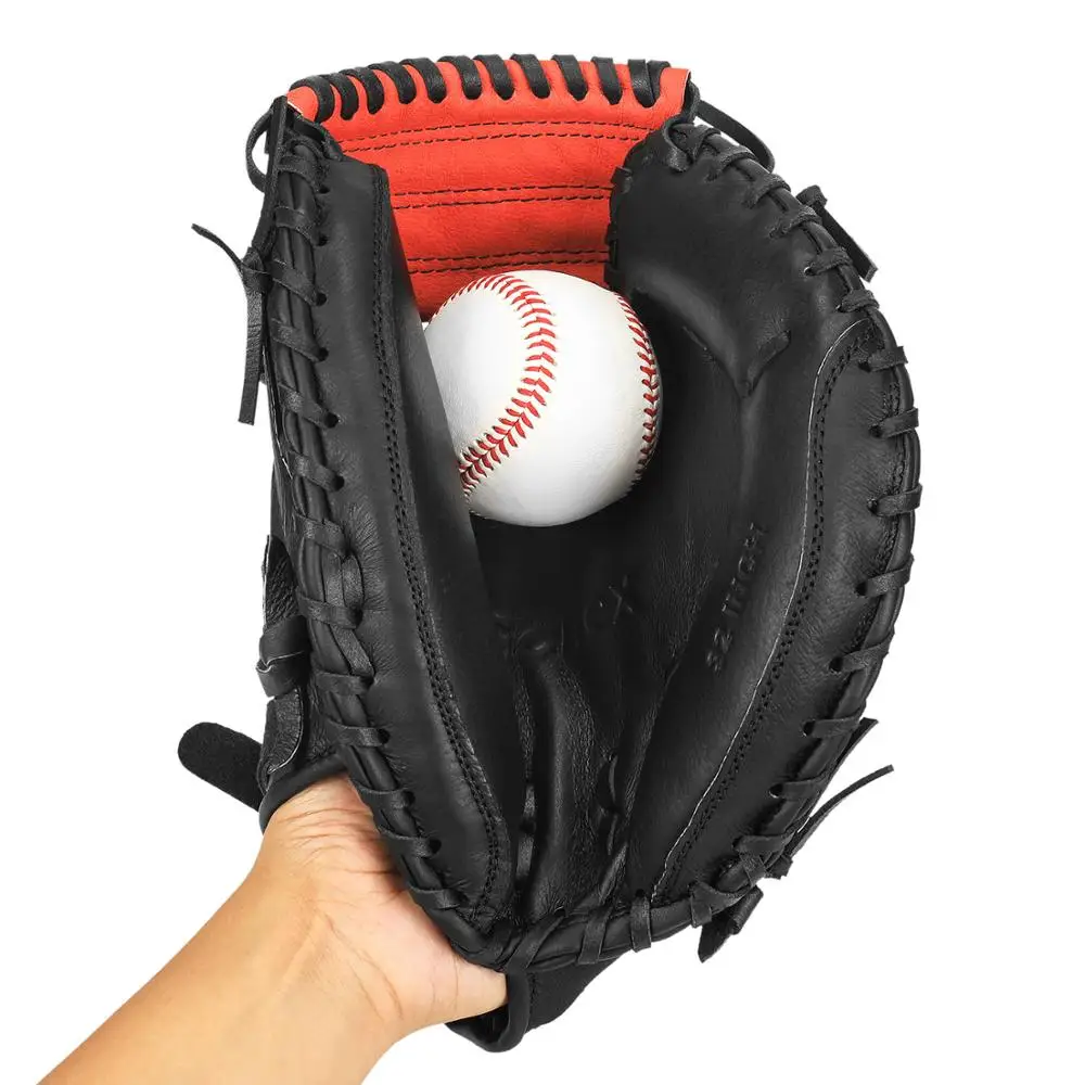 Gonex Бейсбол перчатка кетчера кожаный Софтбол девушки правой рукой пледы 32 дюймов