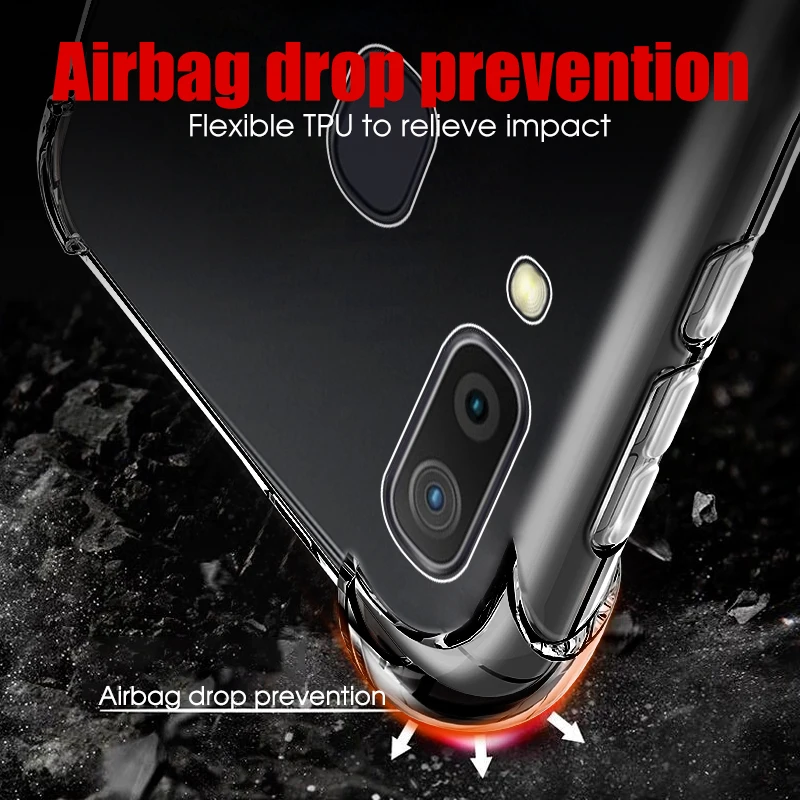 

Shockproof Silicone Phone Case For Samsung Galaxy A 30 42 50 51 70 71 10 s 21 Plus Ultra Cover Transparent Protection Back Cover