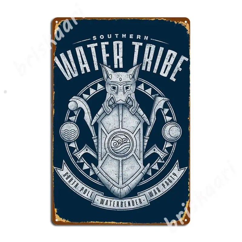 Аватар Южное племя воды металлические знаки бляшки настенный паб индивидуальный