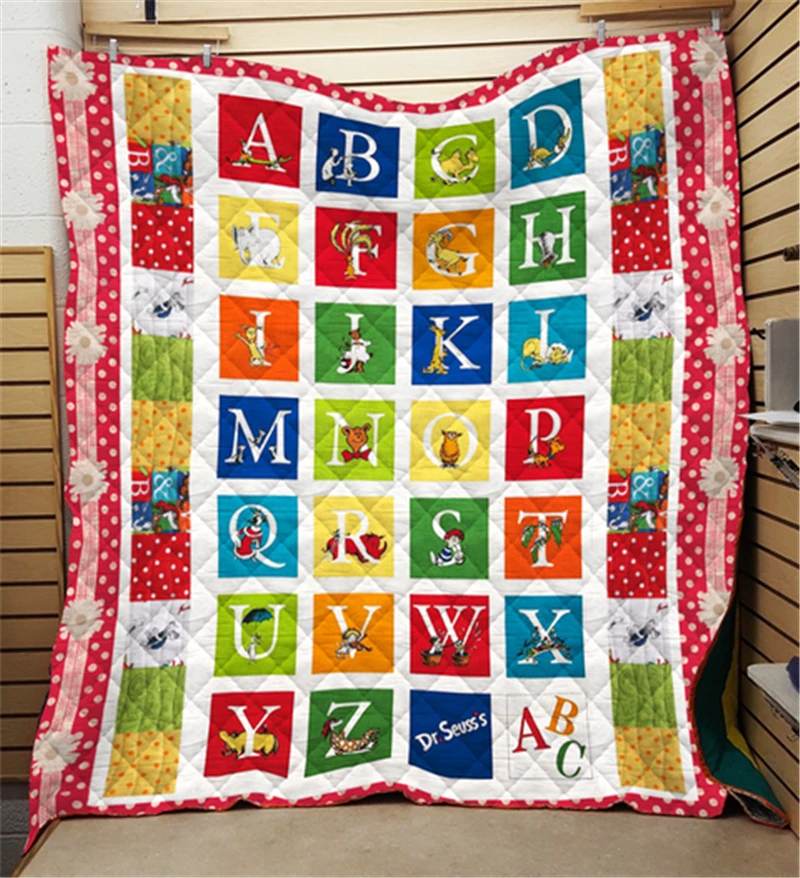 Одеяло с 3D рисунком для дома и школы покрывало кровати размера Queen детей взрослых