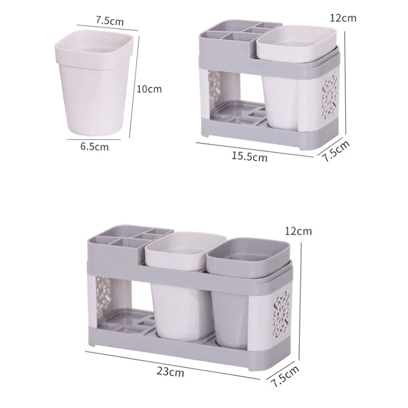 WBBOOMING пластиковая Бриллиантовая зубная паста для хранения многофункциональных