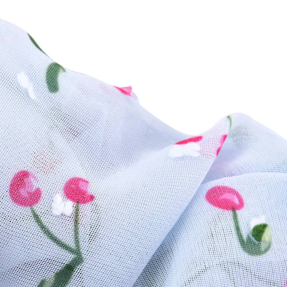 

Summer Fashion Floral Scrunchies Hair Accessories for Women Girl Elastic Hair Ring Hair Tie Ponytail Holder Rubber Hair Band