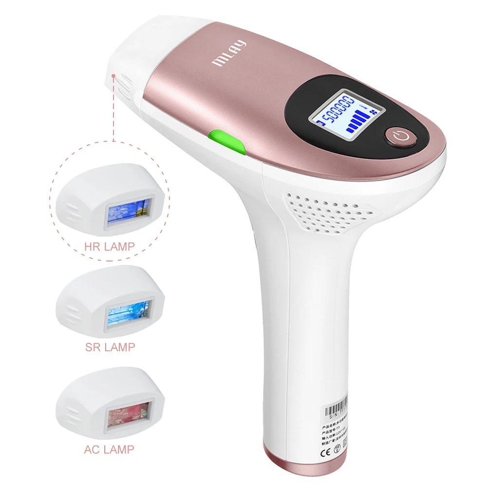 mlay T3 ipl 500,000 Flashes Permanent IPL Hair Removal Portable Mini Painless  From Home Use depilator for women Electric razor enlarge