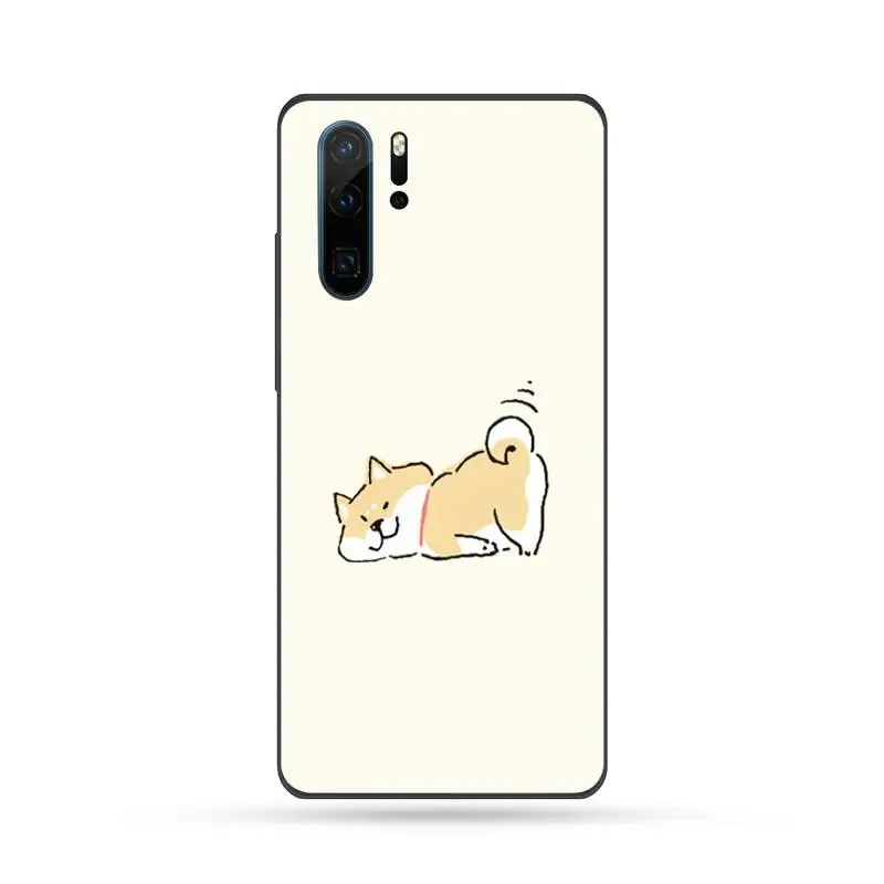 

Dog Shiba Inu color Phone Case For Huawei Mate 9 10 20 Pro lite 20x nova 3e P10 plus P20 Pro Honor10 lite