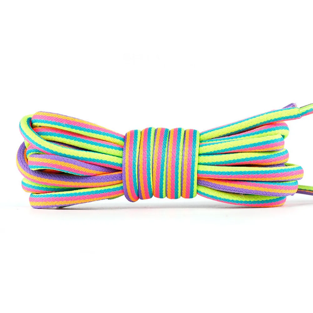 17 1 пара классических повседневных толстых круглых шнурков, черно-белые спортивные белые шнурки для обуви унисекс, спортивные шнурки Duurzaam Laarzen 140 см - Цвет: 17