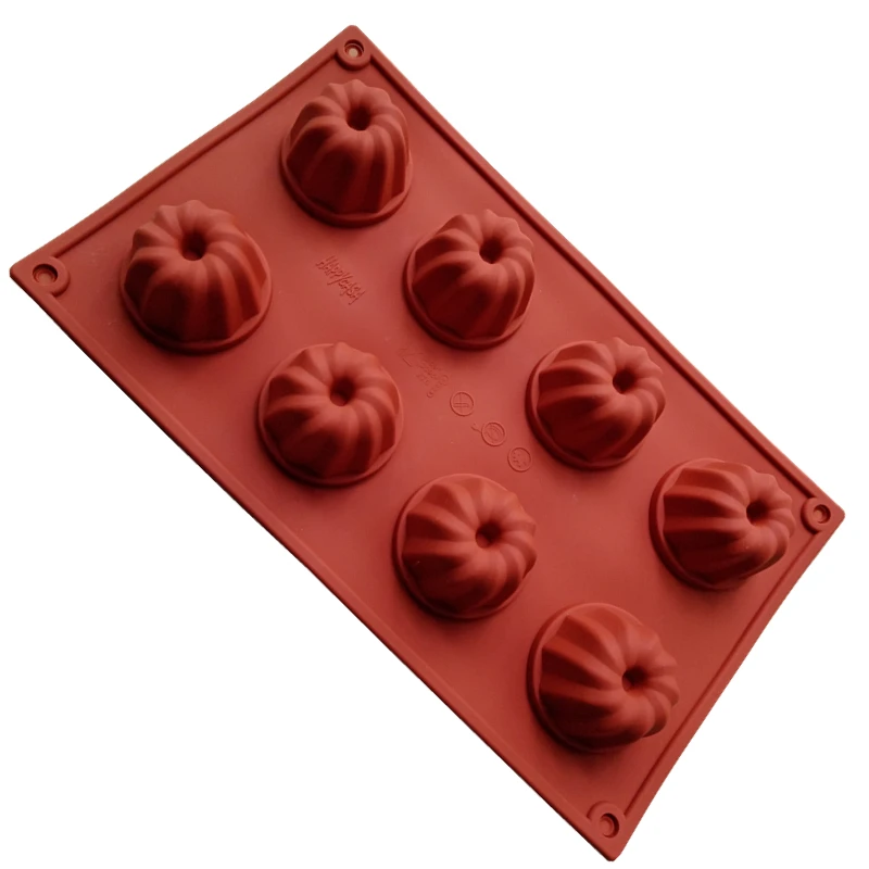 1 шт. силиконовая форма для выпечки 8 ячеек | Дом и сад