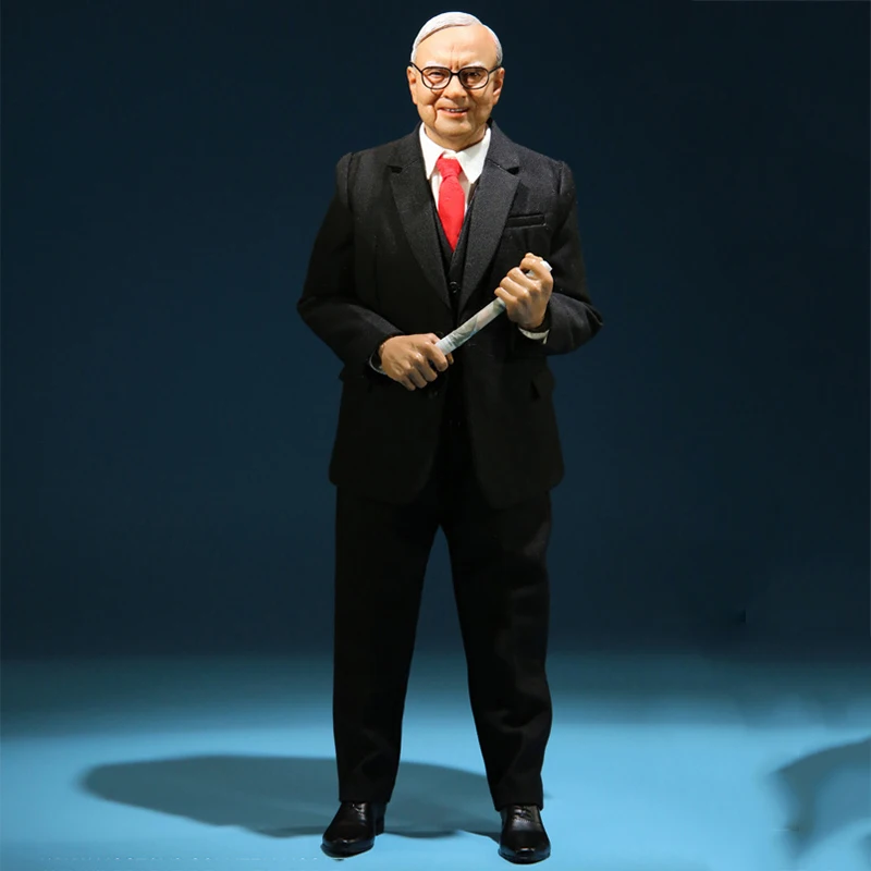

MCCTOYS 1/6 Scale MCC022 Financial Tycoon Buffett Full Set Action Figure Wealth Doll In Stock