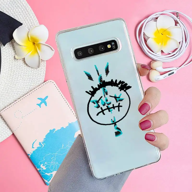 

cactus jack travis scott hiphop Phone Case Transparent for samsung A 21s 50 71 S 8 9 20 20fe note 10 20 ultra plus