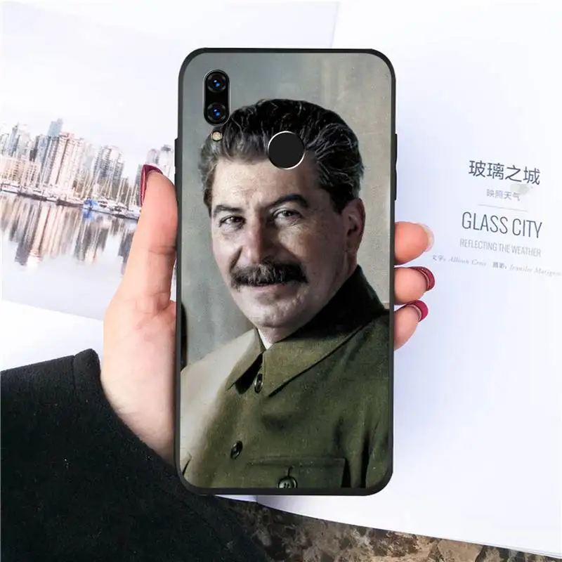 

Stalin Russian Commander Phone Cases For Huawei honor Mate P 10 20 30 40 Pro 10i 9 10 20 8 x Lite Luxury brand shell funda coque