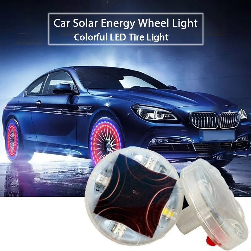 4 модели автомобилей Водонепроницаемый солнечной энергии колеса светильник