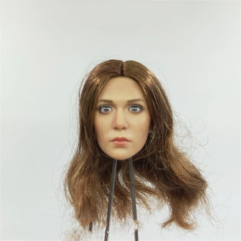 

In Stock 1/6th FIRE A029 Scarletes Widow Version3.0 Combat Beautiful Female Head Sculpture For Usual 12inch Doll Figure
