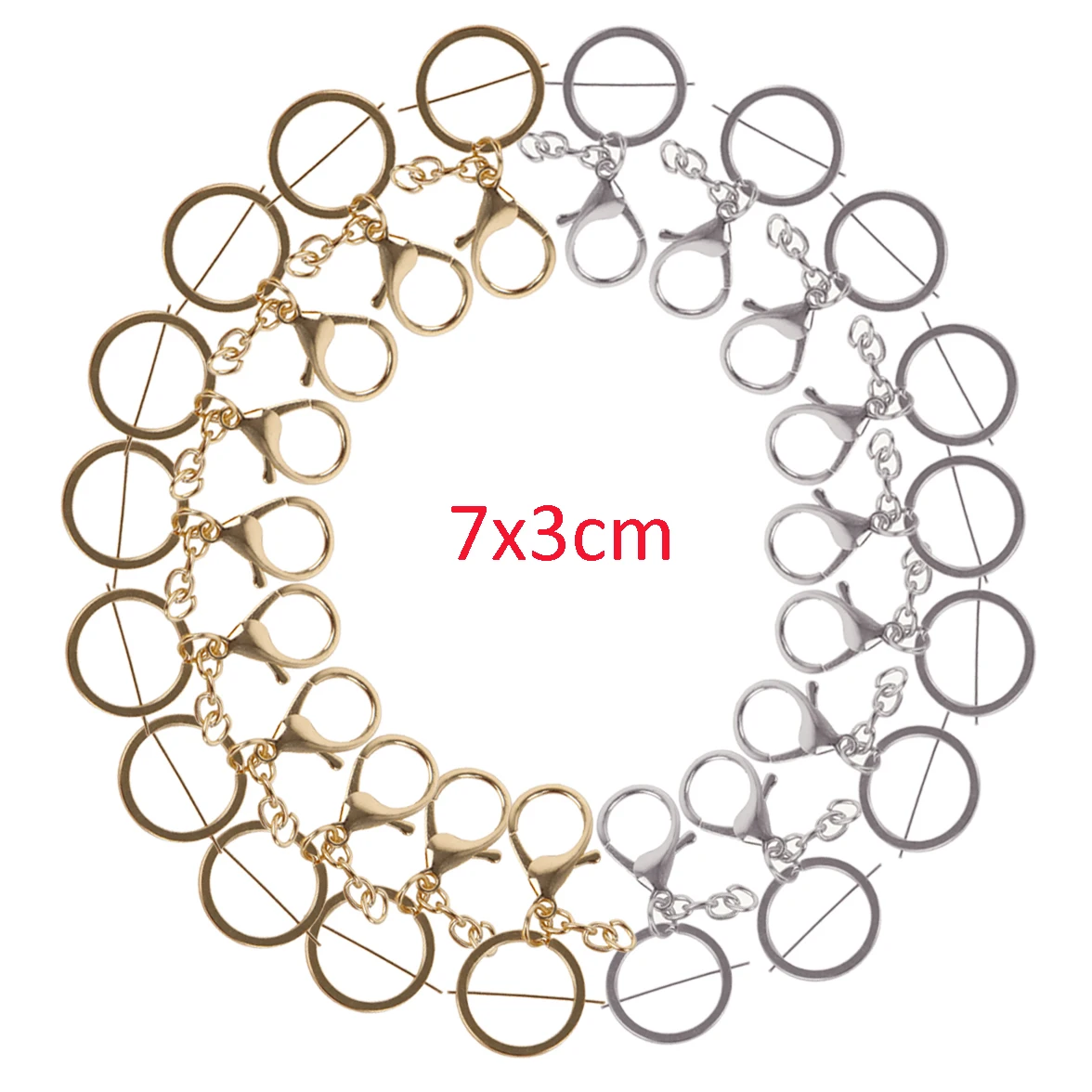 

Keychains Lobster Clasps Snap Hooks Key Holder Hanging Waist Keys Pendants Holder Swivel Trigger Clips Buckle Keychain 7x3cm