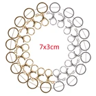 Брелок с карабином, 7x3 см, поворотный на держатель для кулонов градусов